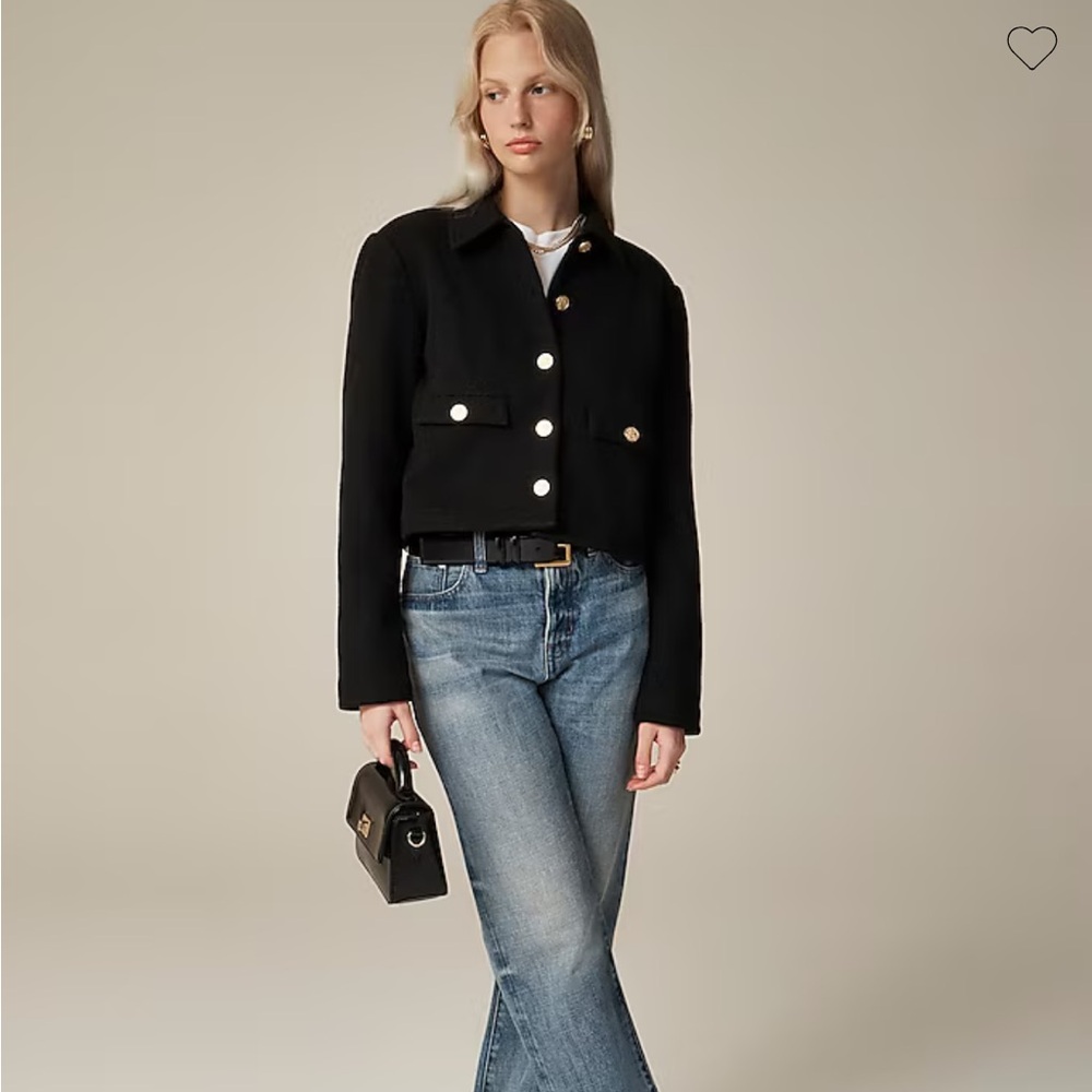 Brand new cropped j crew  jacket